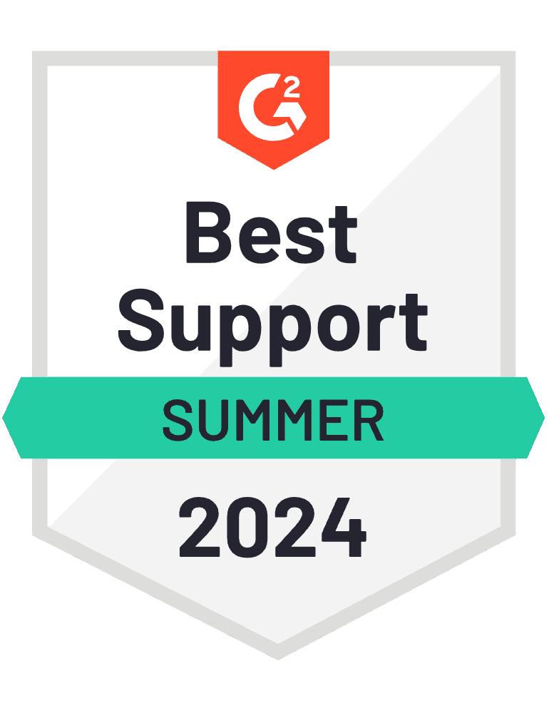 Best support and quality of support in Summer 2024
