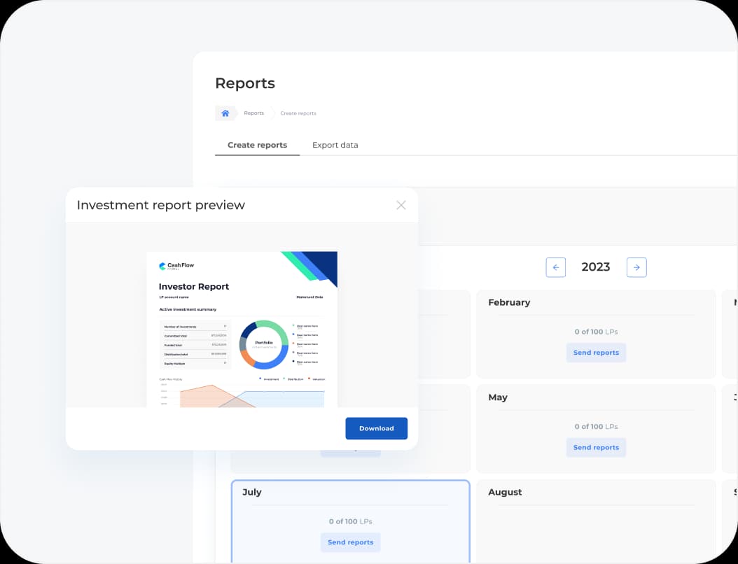 Consolidate reporting across vehicles
