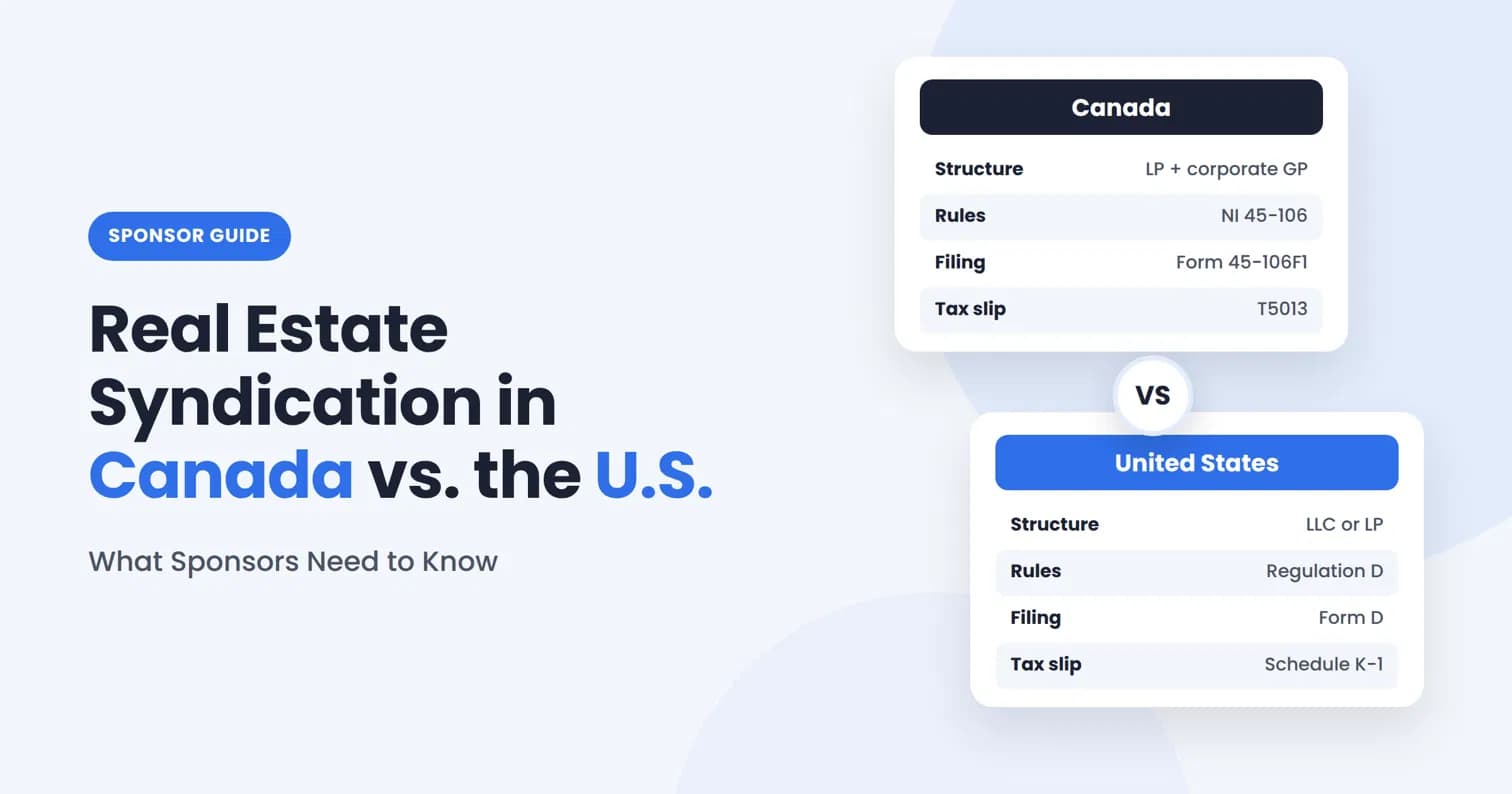 Canada vs. U.S. Real Estate Syndication: Key Differences